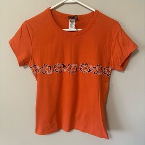 NWT Deadstock Rue 21 Y2K Hawaiin Print Baby Tee